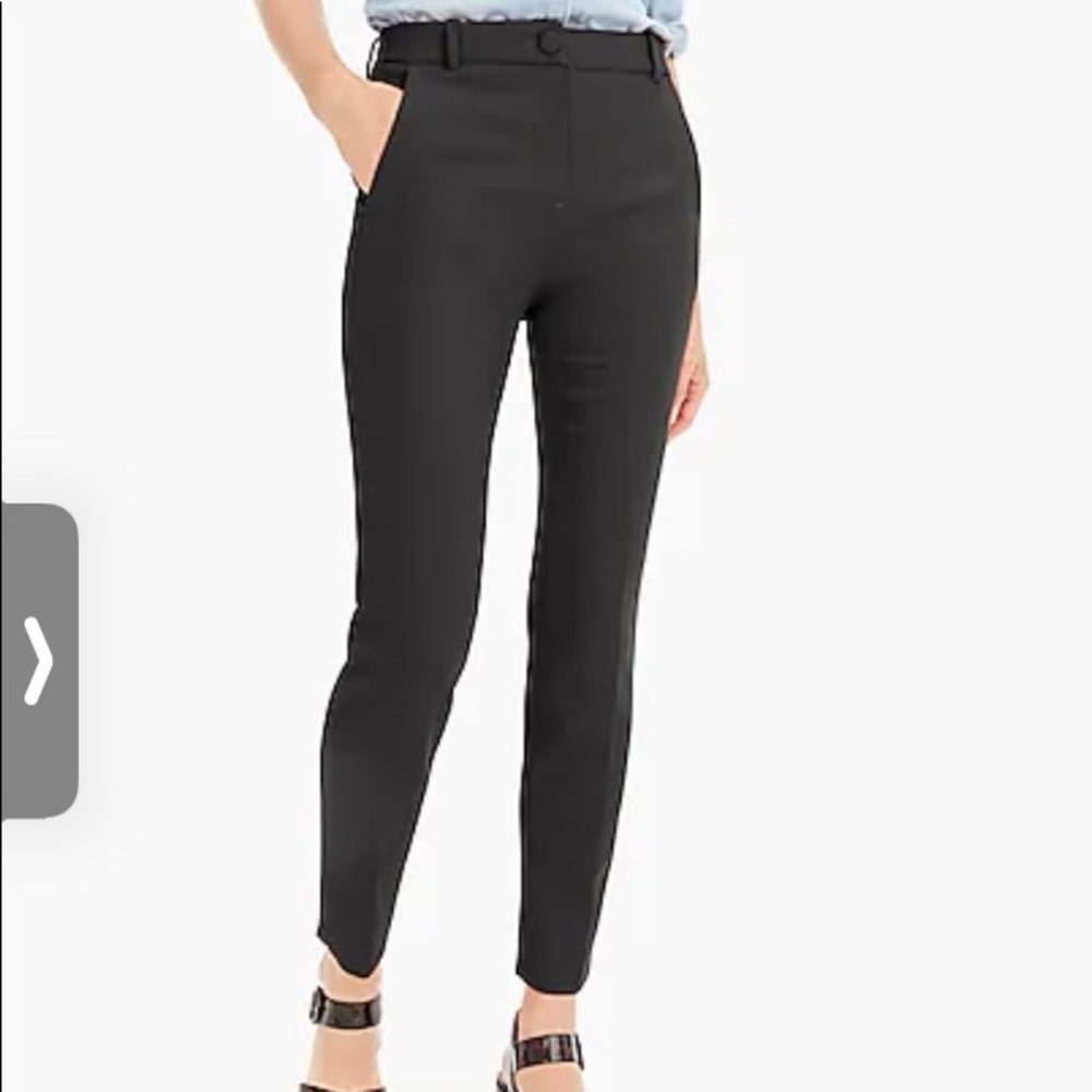 Jcrew High Rise Cameron Pant Size 2 Black
